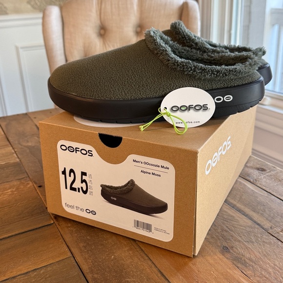 Oofos Oocoozie Mule Shoes Mens Size 12.5 Recovery Comfort Slip On Clog Slippers - Picture 1 of 11